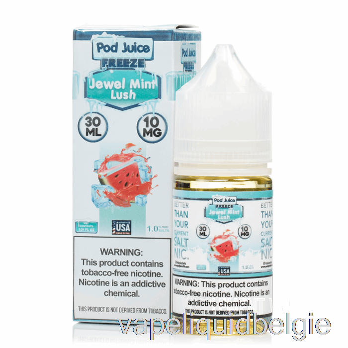 Vape Smaken Vriezer Juweel Mint Lush - Peulensap - 30 Ml 10 Mg